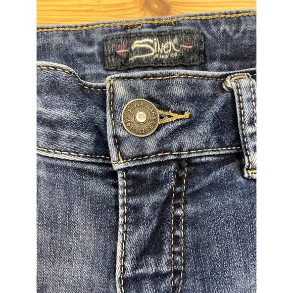 Silver Suki Slim Bootcut Jeans W32/L31 Stretch - Picture 6 of 12